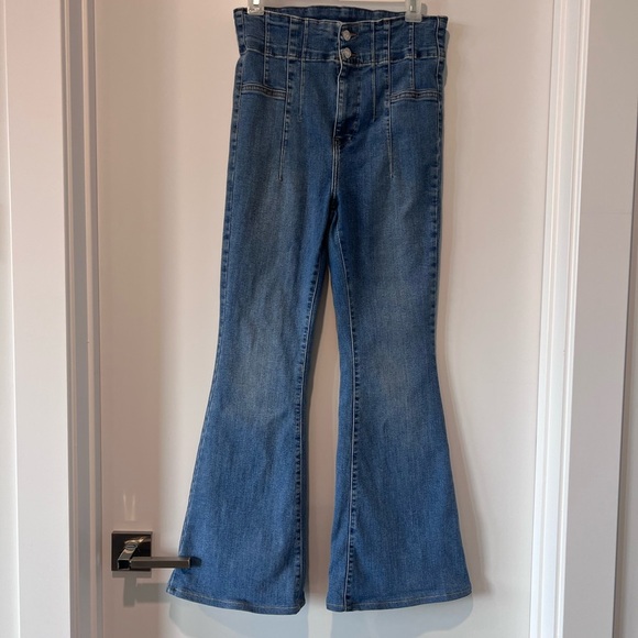 Free People We Are The Free Jayde Flare Jeans - Picture 1 of 7
